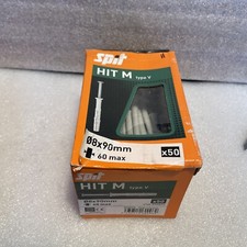 8mm X 90mm QUALITY SPIT HIT M SCREW FRAME ANCHOR FIXINGS WITH SCREWS Qty 50 P8