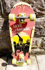 Vintage 80's Skateboard Save The Animals Beetleback Original