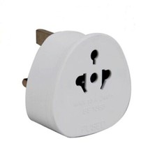 UK/USA AUS AU US To UK 3 Pin Travel Plug Convertor Adaptor Plug Adapto FREE POST