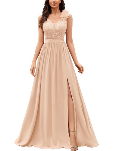 Womens evening dress neck - womens,