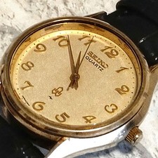 SEIKO Wristwatch Chario Gold