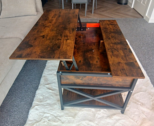 Lift top coffee table - lift, w/