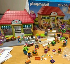 Playmobil 70016 My Town Flower Shop And Figures 