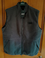 Barbour International Ellesmere Fleece Gilet - Grey - Size XL - RRP £109