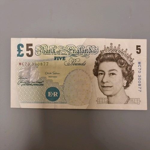 Bank england 2002 5 note - bank, £5