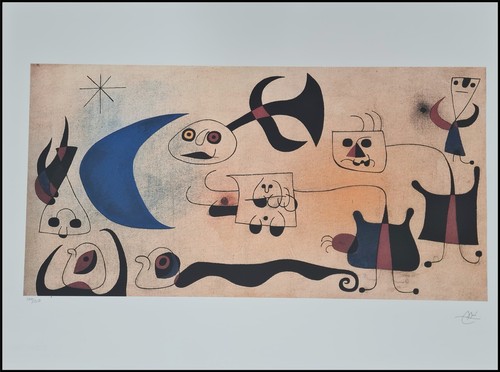 Joan miro composition x - composition, to
