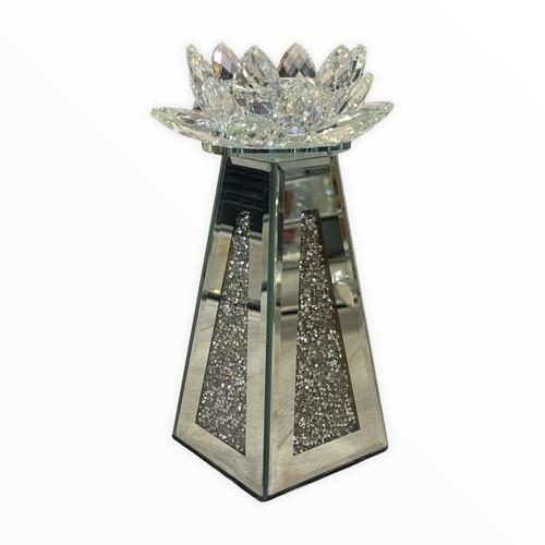 Crushed diamond crystal candle - crushed,