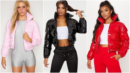 Women shiny wet look - women,