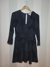 Topshop polka dot dress - polka, size