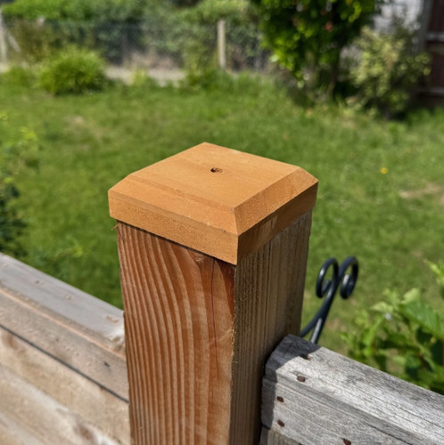 Wooden garden fence post - wooden,