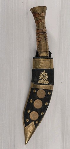 Vintage nepalese gurkha kukri - gurkha,