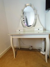 White dressing table with