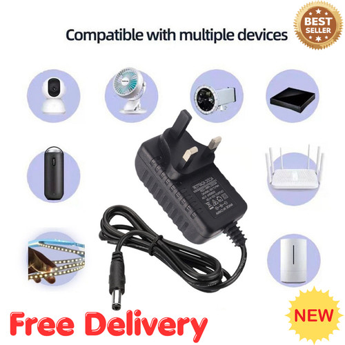 12v uk plug wall - dc,