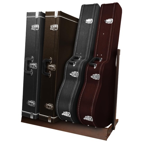 Guitar case rack hardwood - guitar, rack,