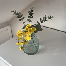 Artificial Plant In Glass Vase