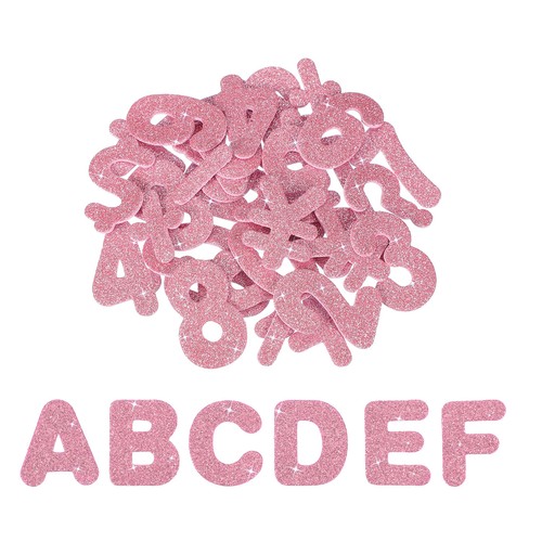 Alphabet foam stickers 52pcs - foam,