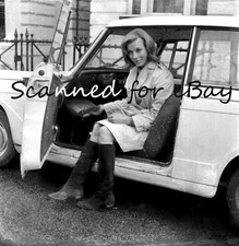 AURIOL MACKESON-SANBACH HAUTE COUTURE MODEL GLAMOUR -  1 NEGATIVE 1960s