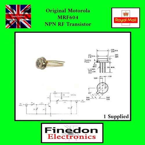 Original motorola mrf604 npn - motorola,