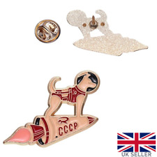 CCCP Rocket Dog Pin Badge