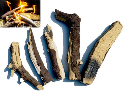 Gas fire logs set of - logs,