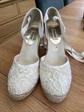 Dune Fabric Wedge Espadrilles