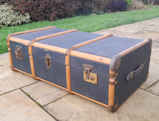 3' Vintage Wood Banded Steamer