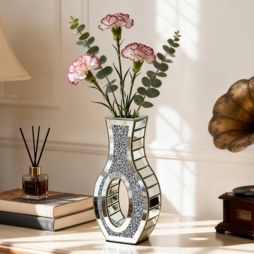 Large stunning silver - stunning, glass