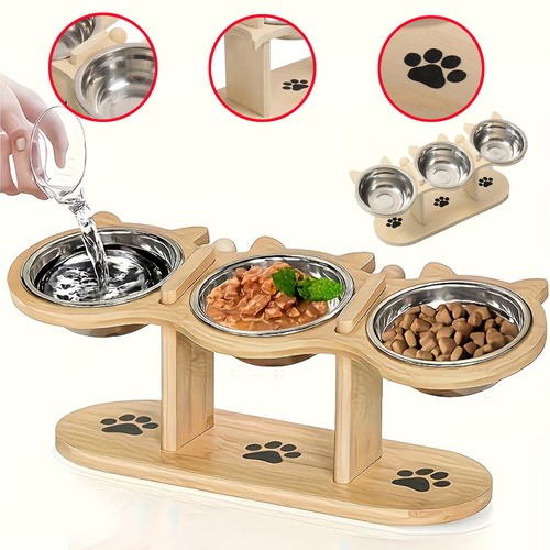 Raised cat food bowl - bowl,