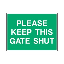 Please keep this gate - keep,