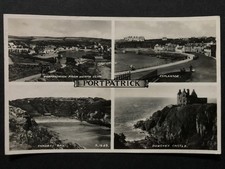 Views of Portpatrick Wigtownshire Dumfries Real Photo Vintage Postcard E24