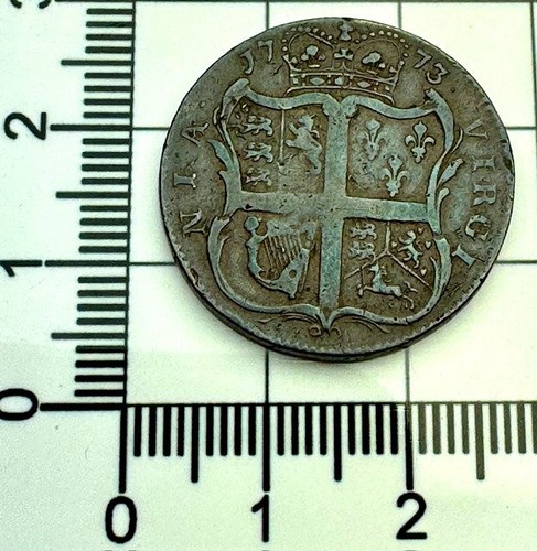 X477 1773 george iii copper - george,