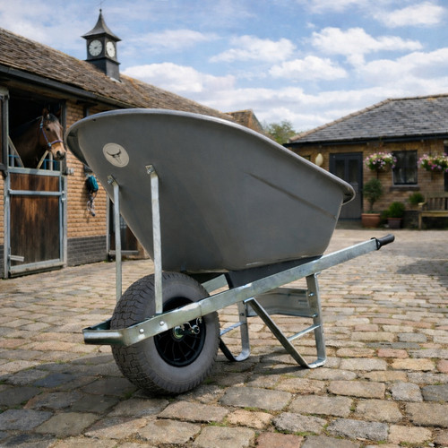 Wheelbarrow 160l grey - ox,
