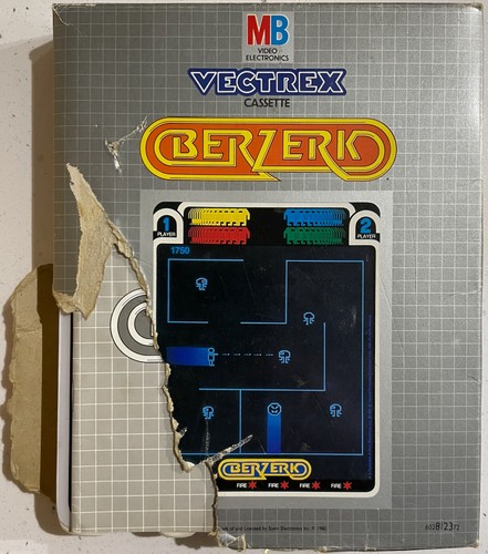 Vectrex cassette berzerk - mb,