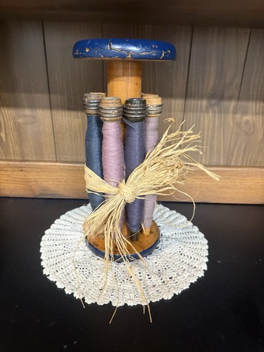 Vintage wooden thread - vintage,