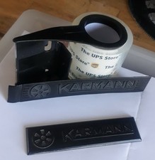 1980  2 Karmann Fender Emblems Vintage #155853901 MKI VW Rabbit