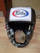 Fairtex HG10 Leather Headgear, Cheek Protecter. 