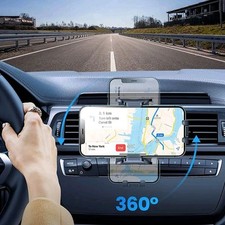 Car Air Vent Clips For Car Phone Holder Stand 17mm Ball Head Base Bracket Black