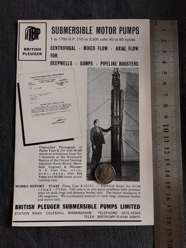 Advert print british pleuger - print,