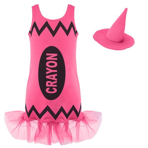 Girls pink crayon - girls, &
