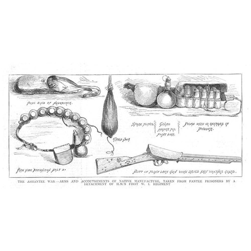Ashanti war arms taken from - war,