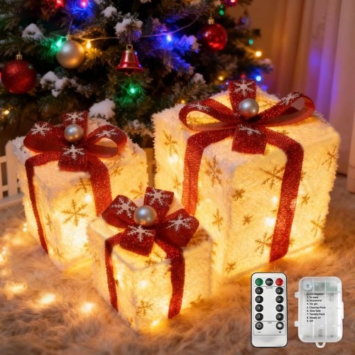 Christmas light boxes set - christmas,