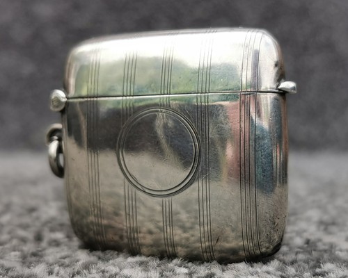 Antique sterling silver vesta - sterling,