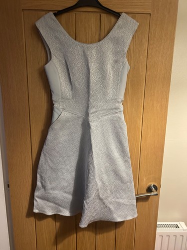 Reiss silver occasion dress