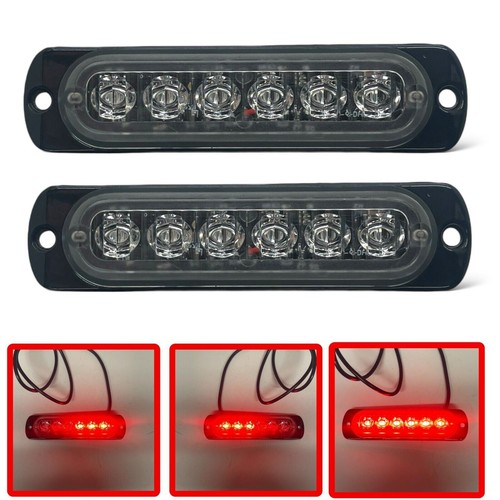 Red led strobe - red,