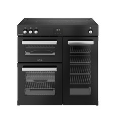 Belling Cookcentre 90cm Electric Range Cooker Black 90Ei Grade C
