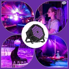 108W 36LED UV Par Can Stage Black Light DMX512 Party KTV Club DJ Light W/Remote