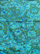 William Morris Sanderson Vintage Fabric Bachelor's Button Turqoise 2x2.6m (5.2m)