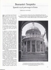 BRAMANTE'S TEMPIETTO IN THE CLOISTER OF THE SAN PIETRO MONASTERY, ROME: SPANISH