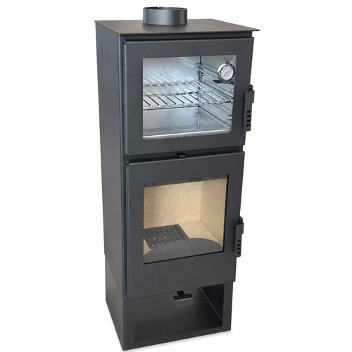 Wood burning stove oven 5kw - burning, 7.5kw