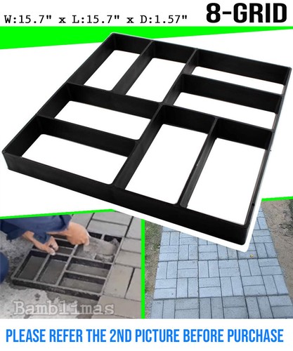 Grid concrete path - 8, maker